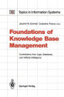 Foundations of Knowledge Base Management: Contributions from Logic, Databases, and Artificial Intelligence Applications