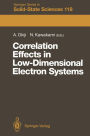 Correlation Effects in Low-Dimensional Electron Systems: Proceedings of the 16th Taniguchi Symposium Kashikojima, Japan, October 25-29, 1993