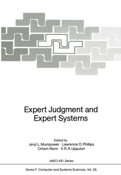 Expert Judgment and Expert Systems