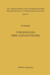 Title: Vorlesungen über Zahlentheorie, Author: Helmut Hasse