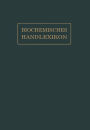 Biochemisches Handlexikon: IX. Band (2. Ergänzungsband)