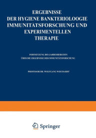 Title: Ergebnisse der Hygiene Bakteriologie Immunitätsforschung und experimentellen Therapie: Zweiundzwanzigster Band, Author: Wolfgang Weichardt