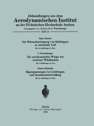 Title: Abhandlungen aus dem Aerodynamischen Institut an der Technischen Hochschule Aachen, Author: NA Doetsch
