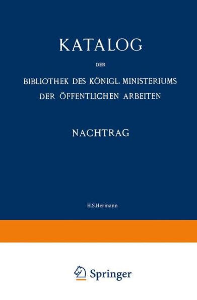 Katalog: Nachtrag (1907-13)