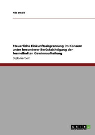gewinnaufteilung gewinnaufteilung
