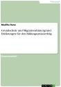 Grundschule und Migrationshintergrund: Erklärungen für den Bildungs(miss)erfolg