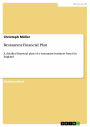 Restaurant Financial Plan: A detailed financial plan of a restaurant business based in England
