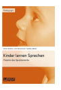 Kinder lernen Sprechen. Theorien des Spracherwerbs: Theorien des Spracherwerbs