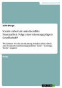 Soziale Arbeit als unterbezahlte Frauenarbeit. Folge einer männergeprägten Gesellschaft?: Wie können wir die Anerkennung Sozialer Arbeit durch Axel Honneths Anerkennungssphären 'Liebe', 'Leistung', 'Recht' steigern?