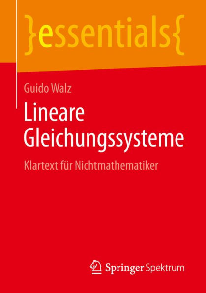 Lineare Gleichungssysteme: Klartext für Nichtmathematiker