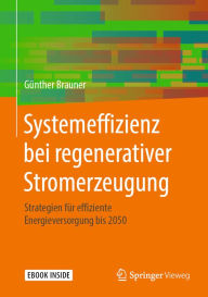 Title: Systemeffizienz bei regenerativer Stromerzeugung: Strategien für effiziente Energieversorgung bis 2050, Author: Günther Brauner