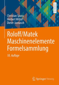 Title: Roloff/Matek Maschinenelemente Formelsammlung, Author: Christian Spura