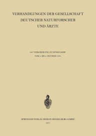 Title: Verhandlungen der Gesellschaft Deutscher Naturforscher und Ärzte, Author: Springer Berlin Heidelberg