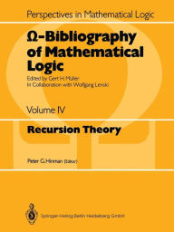 Title: ?-Bibliography of Mathematical Logic: Recursion Theory, Author: Peter G. Hinman