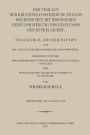 Der Verlauf der Kreatininausscheidung im Harn des Menschen mit Besonderer Berücksichtigung des Einflusses der Muskelarbeit: Inaugural-Dissertation zur Erlangung der Philosophischen Doktorwürde, Genehmigt von der Philosophischen und Naturwissenschaftlichen