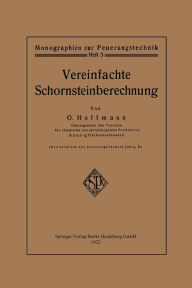 Title: Vereinfachte Schornsteinberechnung, Author: Otto Hoffmann