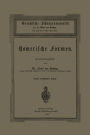 Griechische Schulgrammatik: III. Homerische Formen