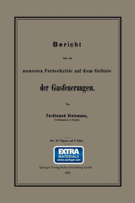 Title: Bericht ï¿½ber die neuesten Fortschritte auf dem Gebiete der Gasfeuerungen, Author: Ferdinand Steinmann