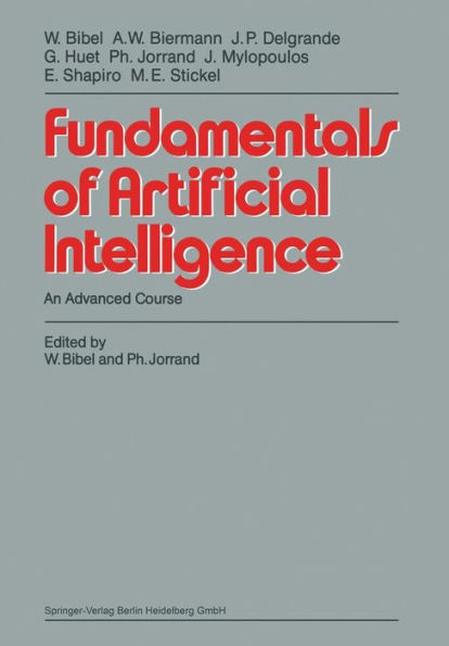 Fundamentals of Artificial Intelligence: An Advanced Course