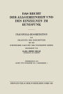 Das Recht der Allgemeinheit und des Einzelnen im Rundfunk: Inaugural-Dissertation zur Erlangung der Doktorwürde bei der Juristischen Fakultät der Universität Leipzig