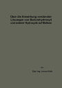 Über die Einwirkung verdünnter Lösungen von Bariumhydroxyd und anderer Hydroxyde auf Maltose