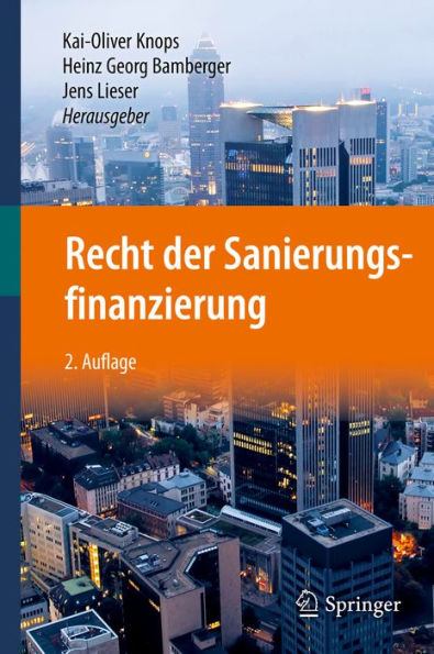 Recht der Sanierungsfinanzierung