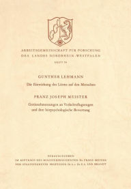 Title: Die Einwirkung des Lärms auf den Menschen. Geräuschmessungen an Verkehrsflugzeugen und ihre hörpsychologische Bewertung, Author: Franz Josef Meister