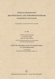 Title: Einfluß der Oberfläche auf das Verschleißverhalten von Schmiedegesenken, Author: Otto Kienzle