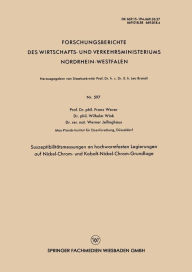 Title: Suszeptibilitätsmessungen an hochwarmfesten Legierungen auf Nickel-Chrom- und Kobalt-Nickel-Chrom-Grundlage, Author: Franz Wever