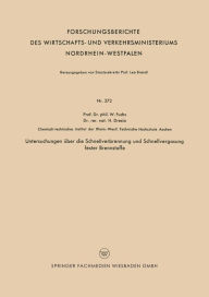 Title: Untersuchungen über die Schnellverbrennung und Schnellvergasung fester Brennstoffe, Author: Walter Maximilian Fuchs