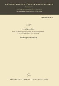 Title: Prüfung von Feilen, Author: Eginhard Barz