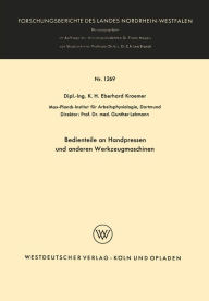 Title: Bedienteile an Handpressen und anderen Werkzeugmaschinen, Author: Henning Wode
