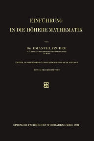 Title: Einführung in die höhere Mathematik, Author: Emanuel Czuber
