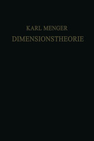 Title: Dimensionstheorie, Author: Karl Menger