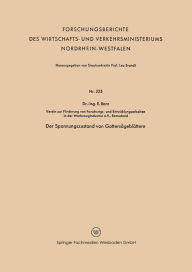 Title: Der Spannungszustand von Gattersägeblättern, Author: E. Barz