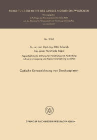 Title: Optische Kennzeichnung von Druckpapieren, Author: Otto Schwab