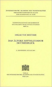 Title: Das altere Mittelindisch im Uberblick / Edition 2, Author: Oskar von Hinuber