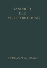 Title: Handbuch der Virusforschung: I. Ergänzungsband, Author: R. Doerr