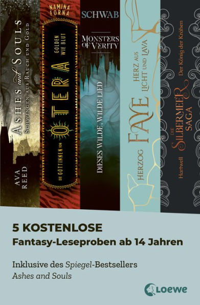 5 kostenlose Fantasy-Leseproben ab 14 Jahren: Inklusive des Spiegel-Bestsellers Ashes and Souls