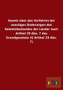 Gesetz Uber Das Verfahren Bei Sonstigen Anderungen Des Gebietsbestandes Der Lander Nach Artikel 29 ABS. 7 Des Grundgesetzes (G Artikel 29 ABS. 7)