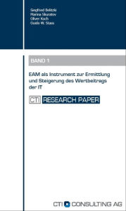 Title: EAM als Instrument zur Ermittlung und Steigerung des Wertbeitrags der IT, Author: Siegfrid Belitzki