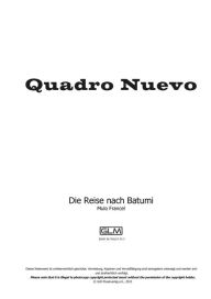 Title: Die Reise nach Batumi: sheet music for instruments in Eb upper part, Author: Mulo Francel