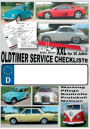 Oldtimer Service Checkliste XXL - Wartung - Pflege - Kontrolle - Protokoll - Notizen: ... für Oldtimer, Youngtimer und neuere KFZ