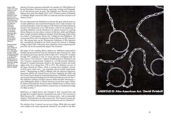 Reshaping the Field: Arts of the African Diasporas on Display: Exhibition Histories 13