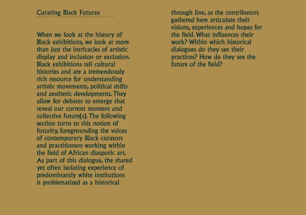 Reshaping the Field: Arts of the African Diasporas on Display: Exhibition Histories 13