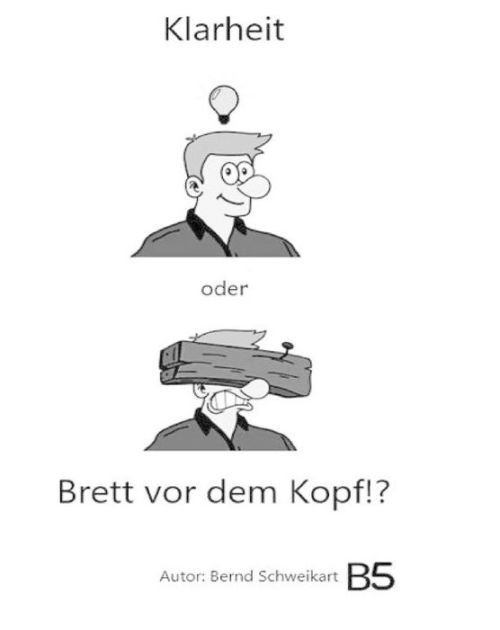 Klarheit Oder Brett Vor Dem Kopf Es Wurde Ihnen Alles Gegeben Doch