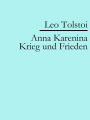 Anna Karenina Krieg und Frieden