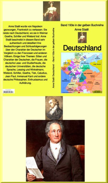 Anne Staël: Deutschland - Band 193e in der gelben Buchreihe - bei Jürgen Ruszkowski: Band 193e in der gelben Buchreihe