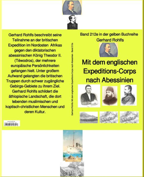 Abessinien-Expedition 1868 - Band 212e in der gelben Buchreihe - bei Jürgen Ruszkowski: Band 212e in der gelben Buchreihe