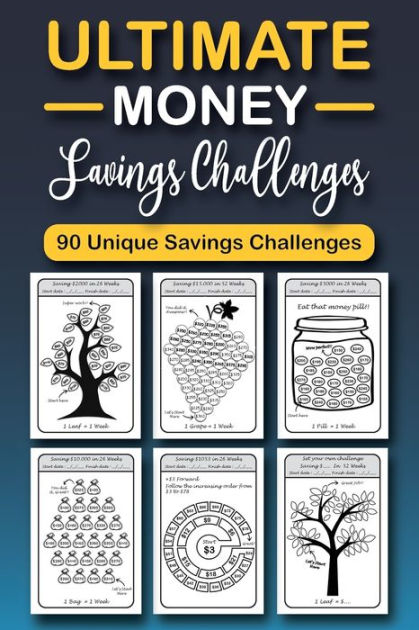 Stream $+ 2023 Money Savings Challenges Book, Easy Cash Budget